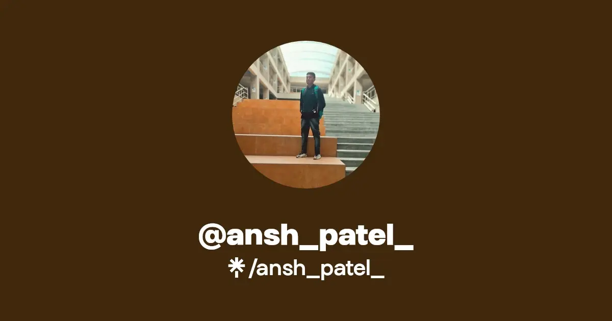 Ansh Patel: The Next Big Thing in Technology