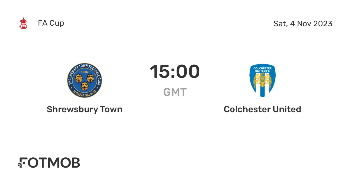 Colchester vs Shrewsbury: A Clash in the EFL League Two