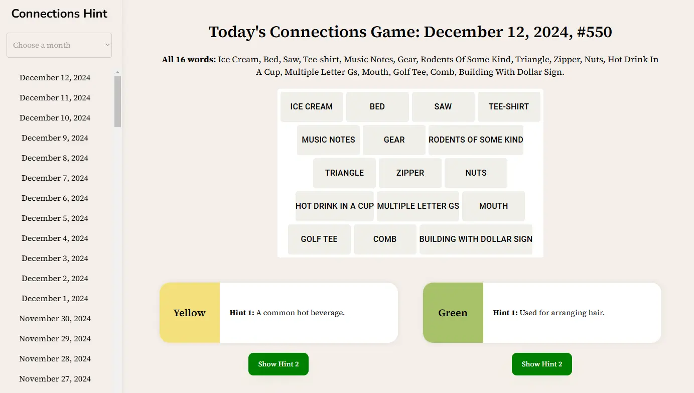 Understanding the Significance of Connections Hint
