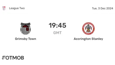 Grimsby Town vs Accrington Stanley: Match Review and Highlights