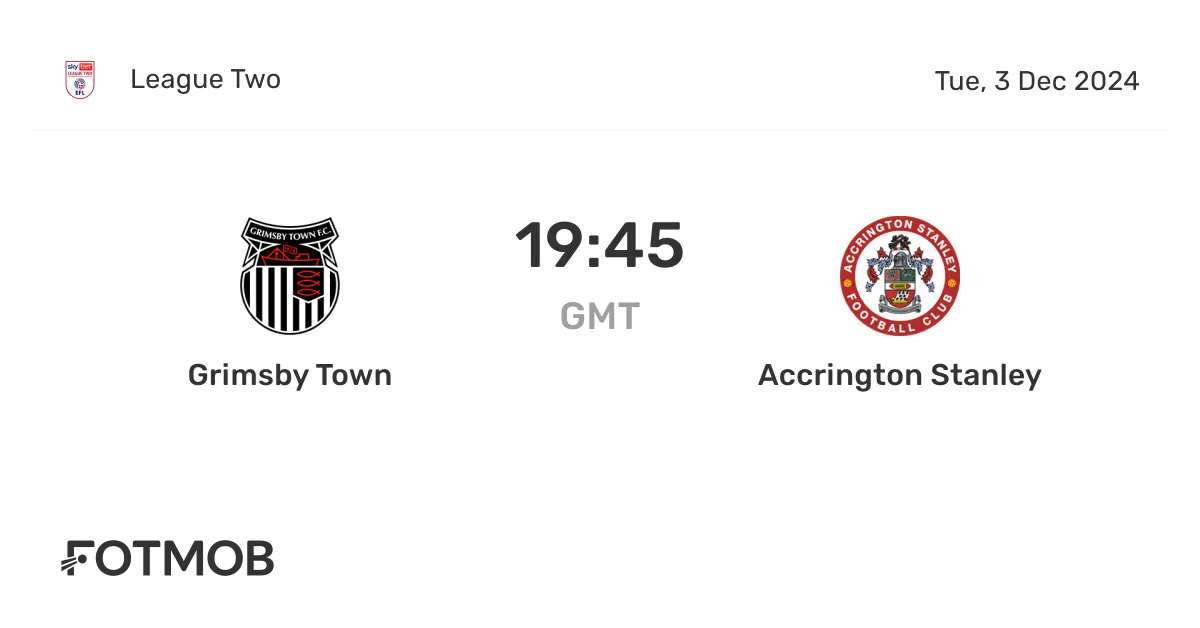 Grimsby Town vs Accrington Stanley: Match Review and Highlights