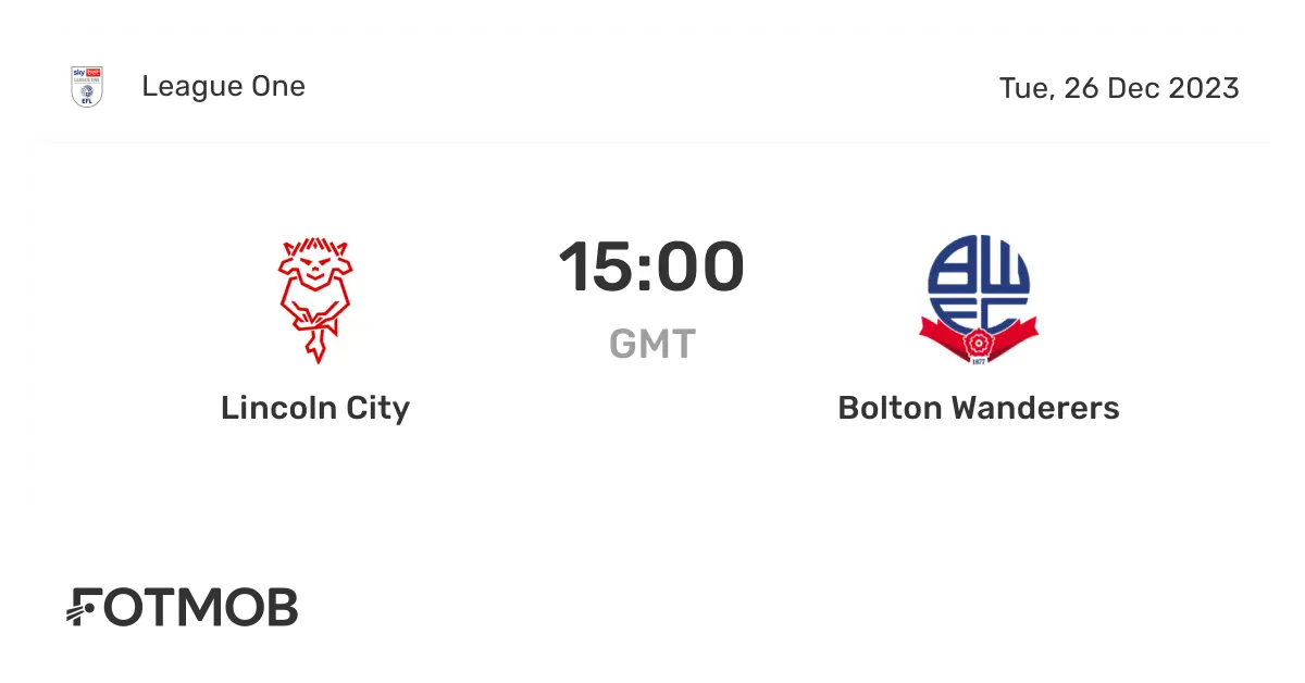 Lincoln City vs Bolton: An Exciting Clash in League One