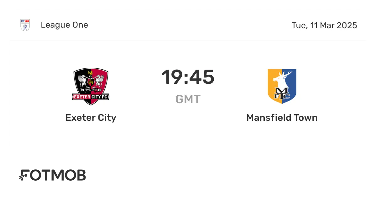 Mansfield Town vs Exeter City: Key Match Insights