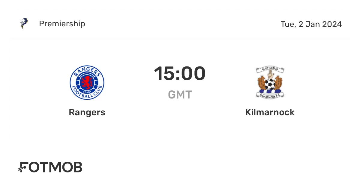 Rangers vs Kilmarnock: Key Match Preview and Insights