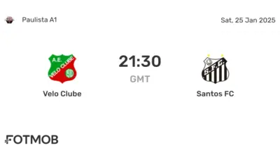 Santos vs Velo Clube: Upcoming Clash in Brazilian Football