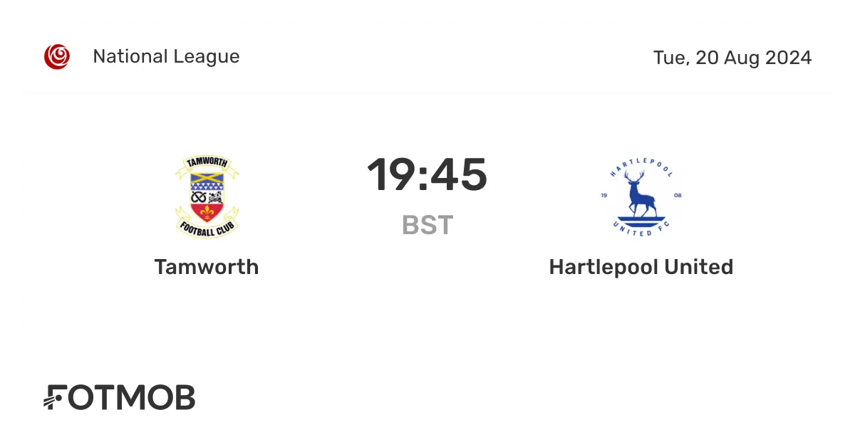 Tamworth vs Hartlepool: A Crucial Clash in Non-League Football