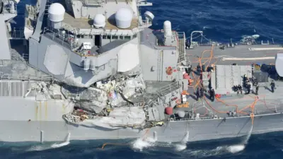 Recent Incidents of US Navy Ships Colliding
