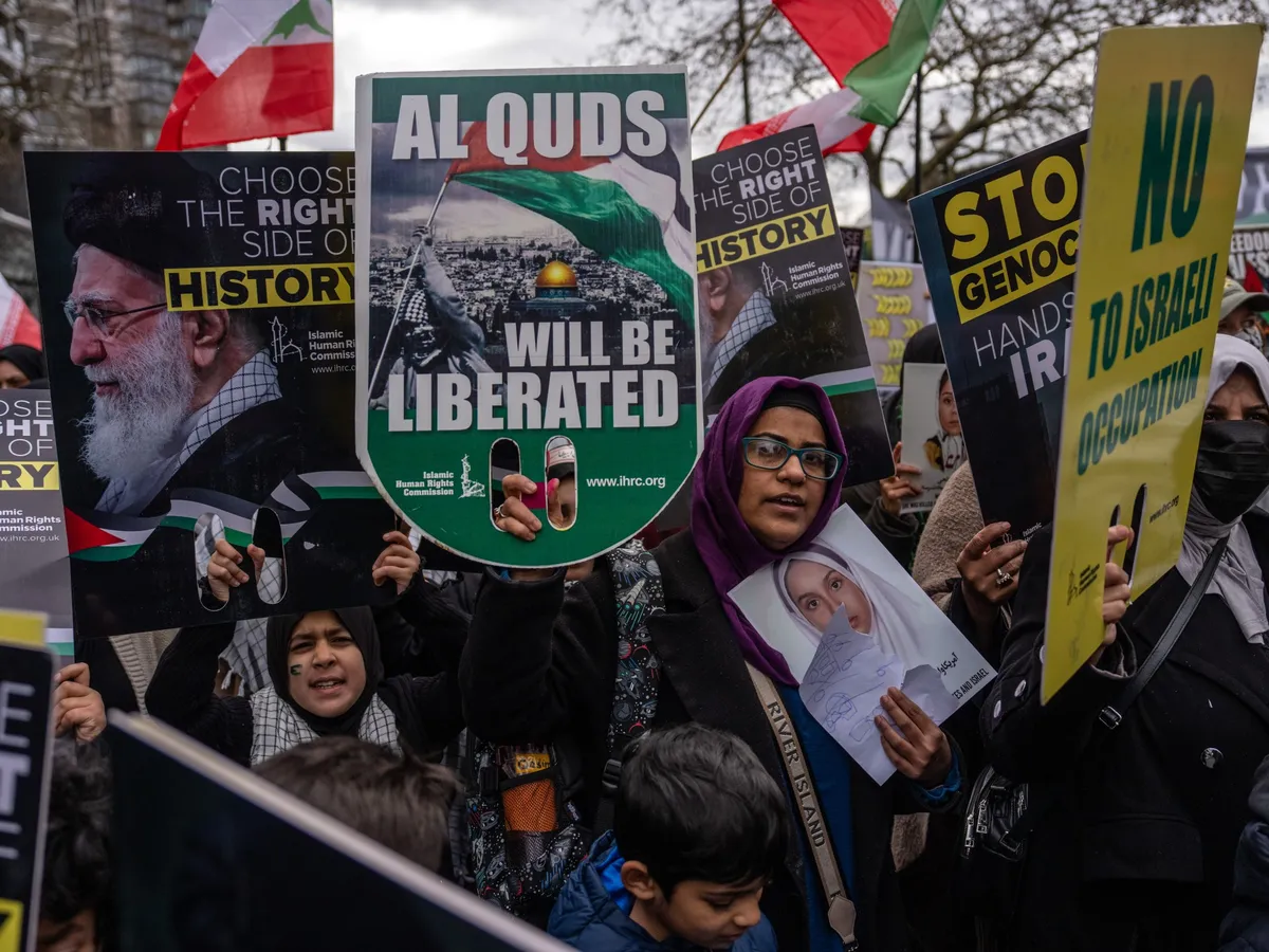 al quds protest — GB news
