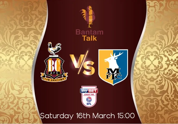 bradford city vs mansfield town — GB news