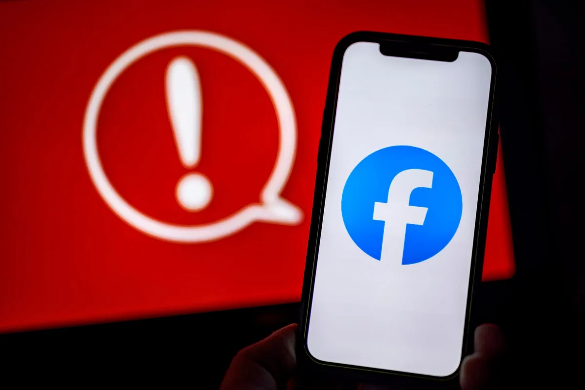 facebook down — GB news