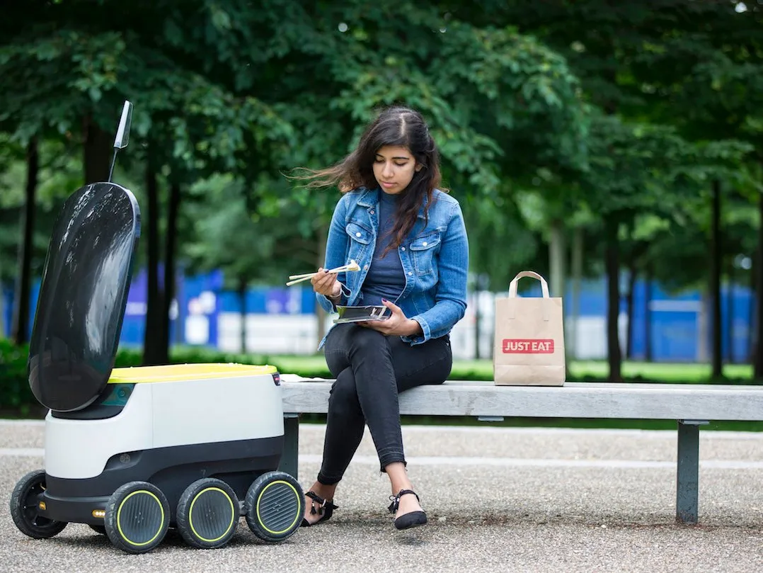 just eat delivery robots — GB news
