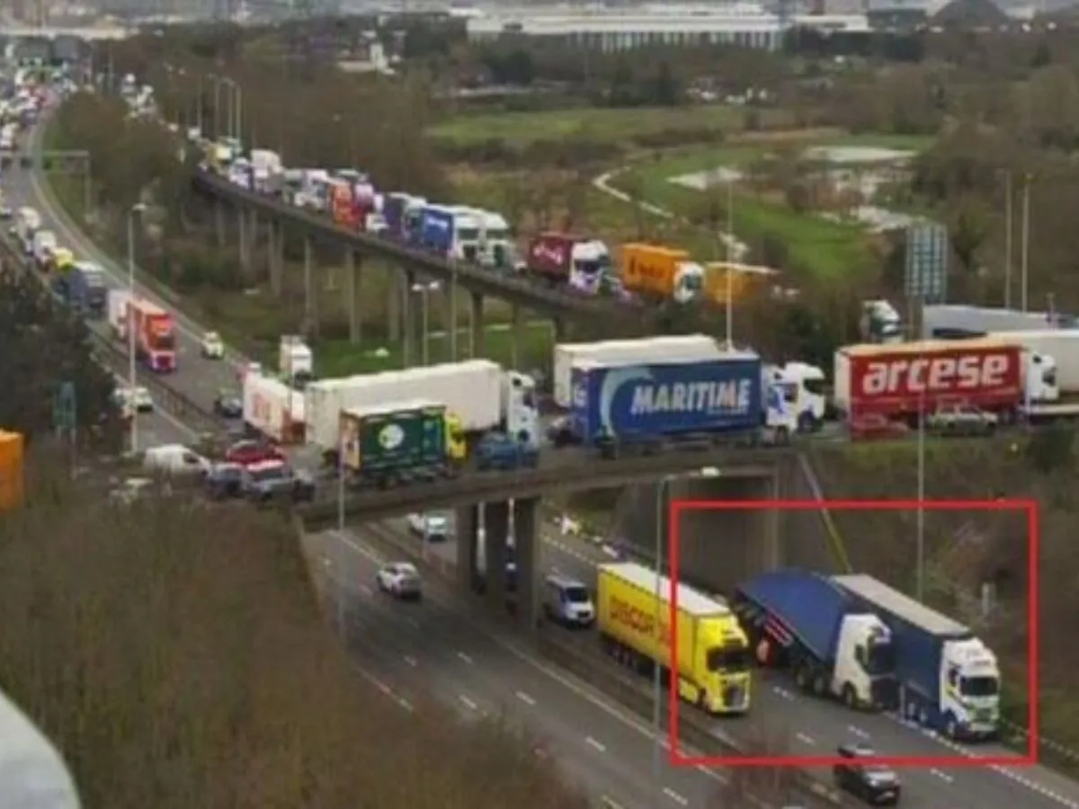 m25 traffic — GB news