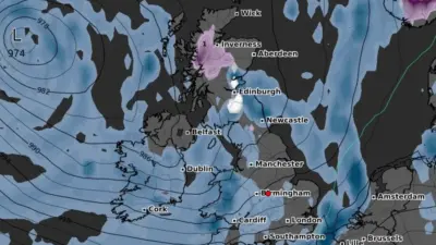 uk weather forecast snow — GB news
