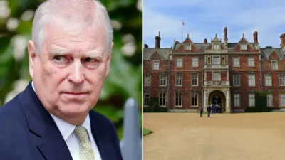prince andrew sandringham estate move — GB news