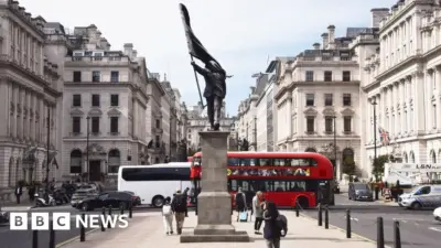 banksy statue central london — GB news