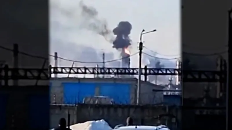 ukraine drone strikes tuapse refinery — GB news