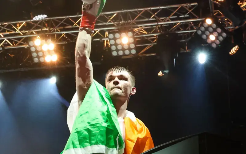 Aaron McKenna: Irish boxer beats Etinosa Oliha to win IBF world middleweight title in the 3Arena in Dublin