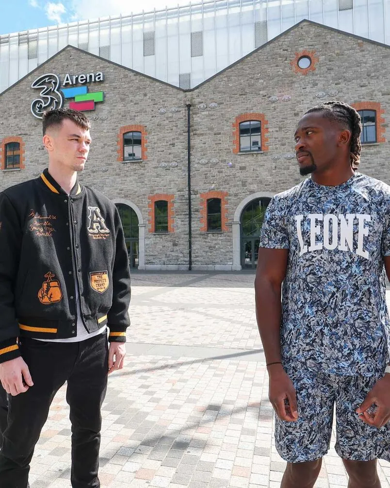 Aaron McKenna and Etinosa Oliha face off in Dublin, 2026