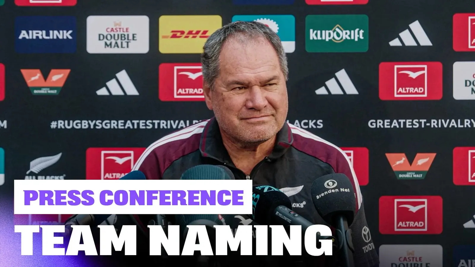 All Blacks Name Team to Face Hollywoodbets Sharks | Press Conference (Durban)